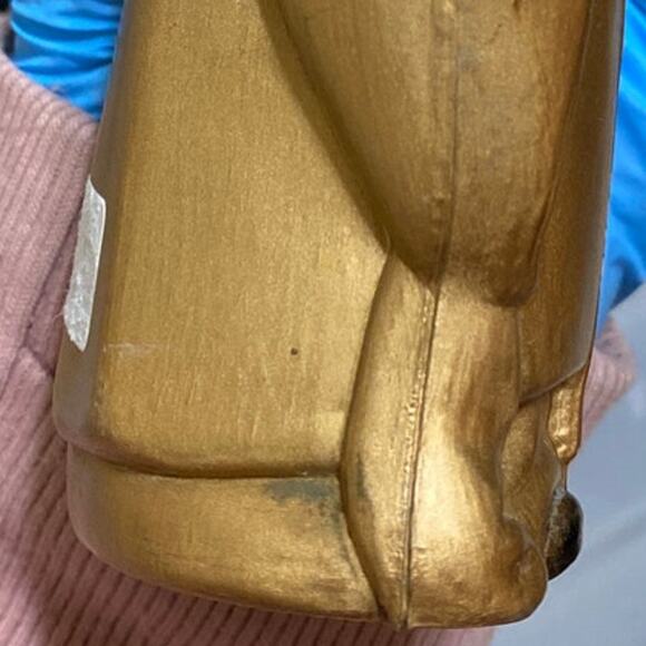 Vintage Good Fortune Fu Lu Shou Figurine Statue coin bank travel souvenir UNIQUE - Picture 13 of 13